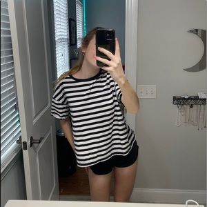 striped tee